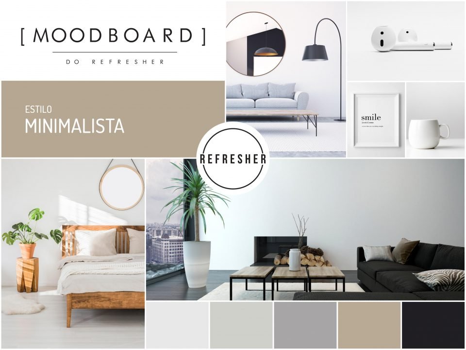 Paleta de cores minimalista