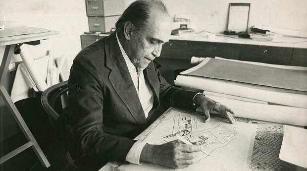 Oscar Niemeyer. (1992. Foto: Folhapress)