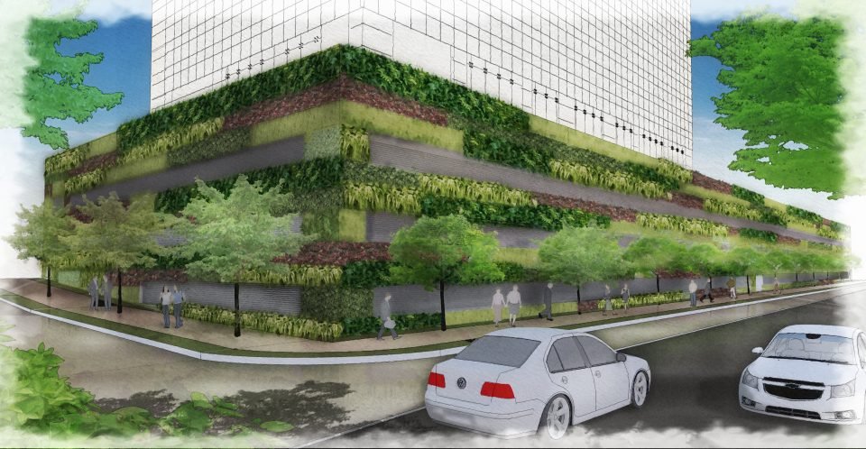 jardim vertical em hospitais